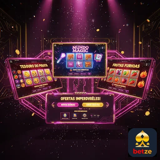 Ilustração de Desfrute de Jogos de Slots com Segurança Total