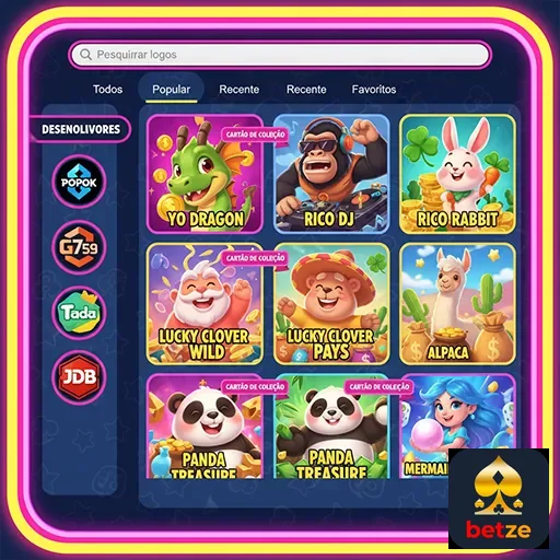 Ilustração de Diversidade de Slots Disponíveis